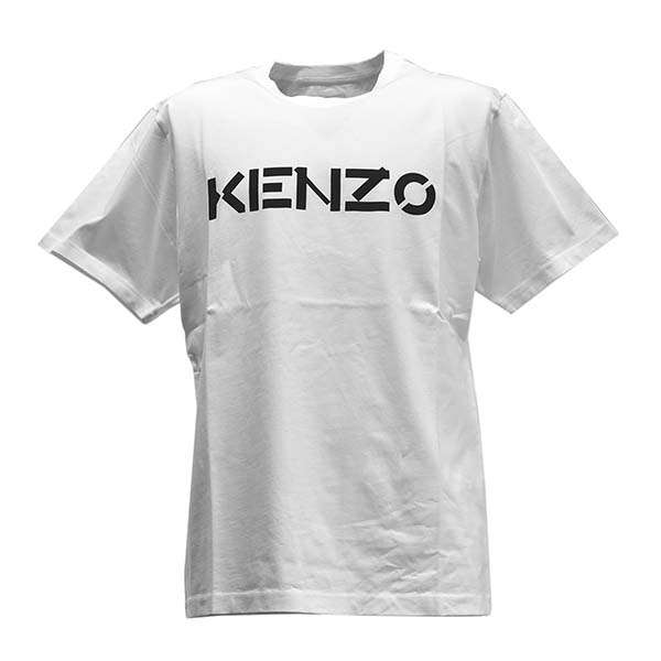 Tシャツ カットソー 新作モデル メンズ L ロゴtシャツ トップyス Tシャツ Kenzo ケンゾー ブランド Fa65ts0004sj ホワイト Shoxruxtj Com