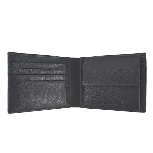 40代 メンズ 男性 かっこいい 財布 ケース 30代 Armani 50代 おしゃれ 代 Armani 折り財布 エンポリオアルマーニ Emporio 財布 二つ折り財布 メンズ ブランド ネイビー Y4r165 Fashion Labo ファッションラボ