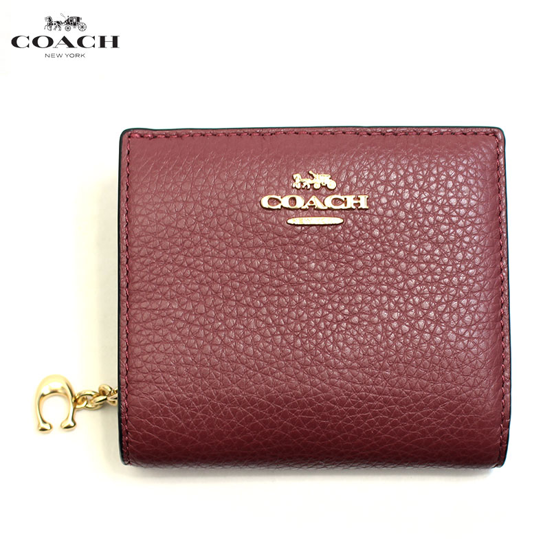 6 30限定全品ポイント最大10倍 コーチ Coach 財布 二つ折り財布 折り財布 ラグジュアリー Cチャーム C2862imp1o レディース ぺプルドレザー 本革 ブランド かわいい おしゃれ 女性 女性向け プレゼント ギフト ブランド 秋冬 Andapt Com