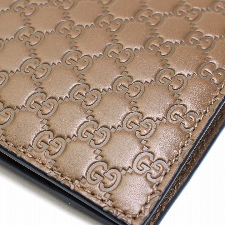 楽天市場 グッチ Gucci 財布 二つ折り財布 マイクロ Gg レザー 本革 ブラウン グッチシマ メンズ ブランド Bmj1n 2527 21 男性 彼氏 新作 新品 未使用 Fashion Labo ファッションラボ