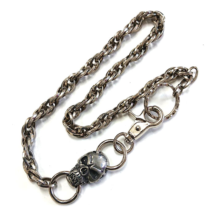 【激レア】CREAM SODA ウォレットチェーン　ドクロ 激レア】CREAM SODA ウォレットチェーン ドクロ クリームソーダ