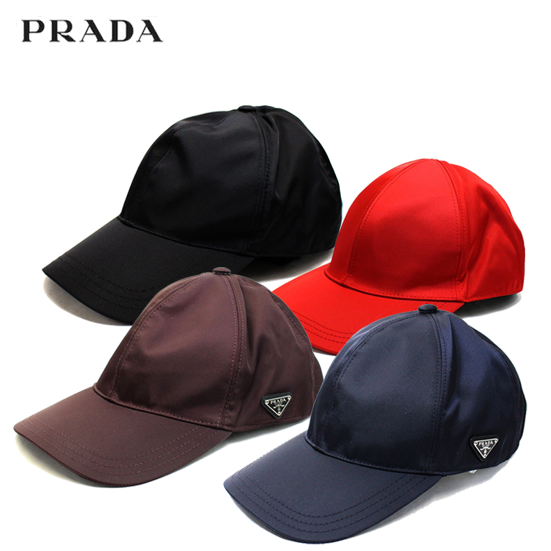 楽天市場】プラダ PRADA キャップ 帽子 ベースボールキャップ ナイロン 