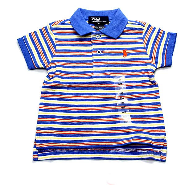 ポロ ラルフローレン POLO RALPH LAUREN ボーダー ポロシャツ ベビー服 アウトレット 380109223