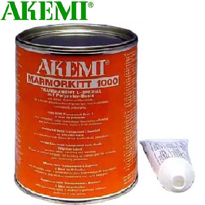 楽天市場 Akemi 石材接着補修材 マーブルフィラー1000シリーズ アケミ 透明 Akemi Transparent 主剤900ml 硬化剤30g 西谷商店