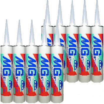 セメダイン　石材用耐震ボンド　MGプロ　330ml　10本入　 グレー / ブラック　 【代金引換・後払い決済不可】
