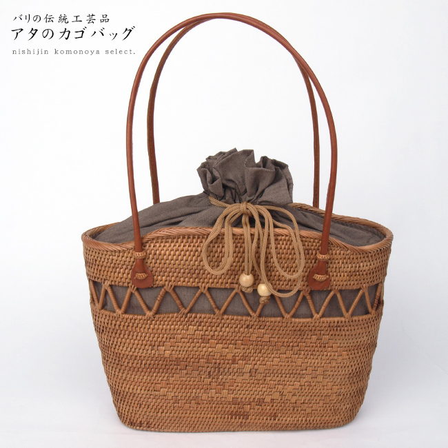 ※在庫品の為最終値下げ　本筑博多織 籠バック 夏物 伝統工芸品 本筑博多織 籠バック 夏物 伝統工芸品 | 武者呉服店