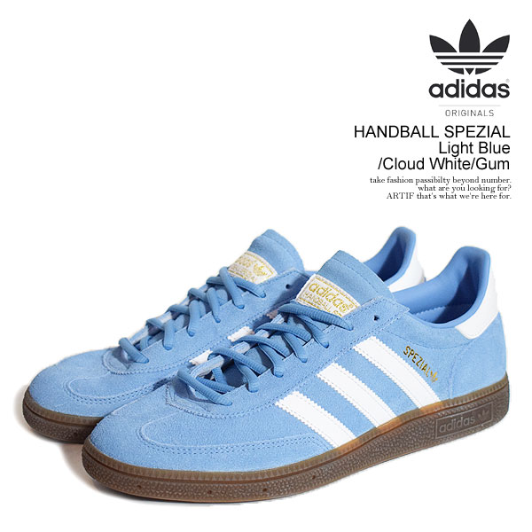 スニーカー　adidas Spezial ライトブルー シューズ Amazon.co.jp: [アディダス] ハンドボール スペツィアル