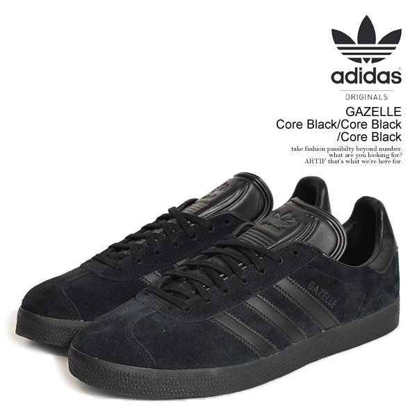 アディダス オリジナルス adidas Originals GAZELLE Core Black/Core Black/Core Black cq2809 メンズ スニーカー ガゼル サッカーシューズ 送料無料 ストリート|nisky