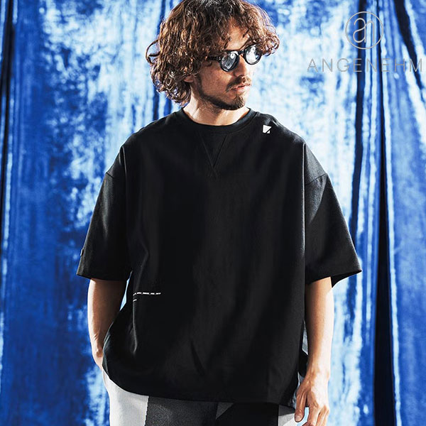 2026 春夏 先行予約 6月中旬～下旬入荷予定 アンゲネーム ANGENEHM Interlock Fabric T-shirt ag06-008scg メンズ Tシャツ 送料無料 キャンセル不可｜nisky