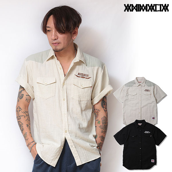 アニマリア ANIMALIA Hemp Western Shirt an25su-sh02 メンズ シャツ 送料無料