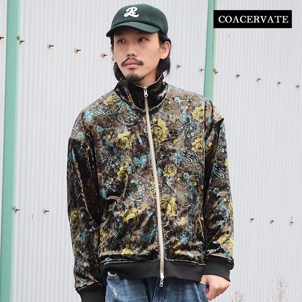 40%OFF SALE セール コアセルベート COACERVATE REVERSIBLE ZIP JACKET coa-347tma メンズ ジャケット リバーシブルジャケット ベロア 送料無料 ストリート|nisky
