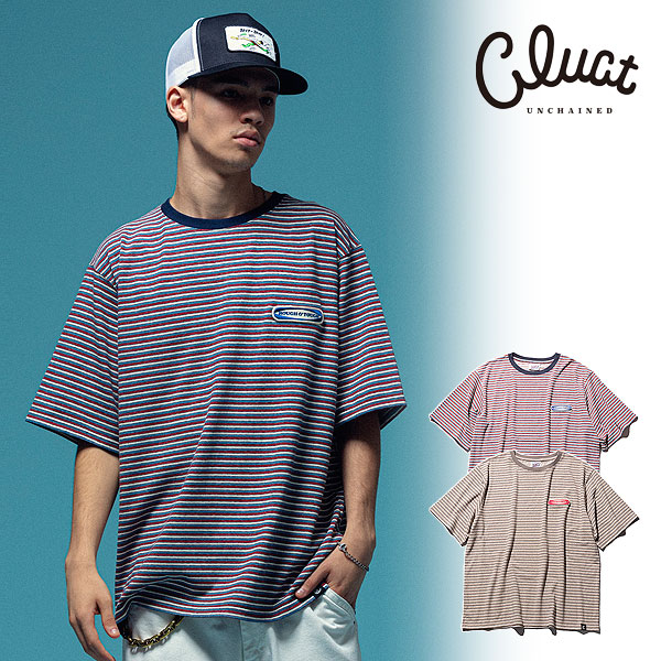 2025 春 先行予約 4月～5月入荷予定 クラクト CLUCT BARSTOW[S/S BORDER TOP] 04967 メンズ Tシャツ 送料無料 キャンセル不可