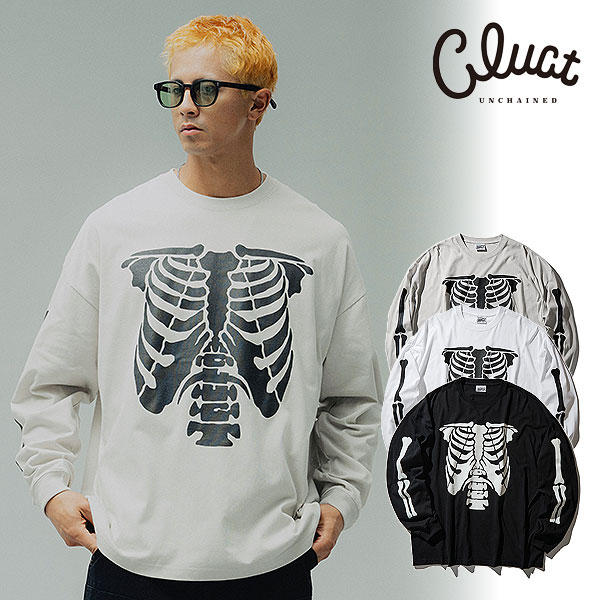 2026 春 先行予約 3月～4月入荷予定 クラクト CLUCT BONE [L/S W TEE] 05195 メンズ Tシャツ 送料無料 キャンセル不可