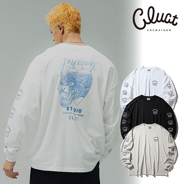 2026 春 先行予約 4月～5月入荷予定 クラクト CLUCT JOYTOWN [L/S W TEE] 05196 メンズ Tシャツ 送料無料 キャンセル不可