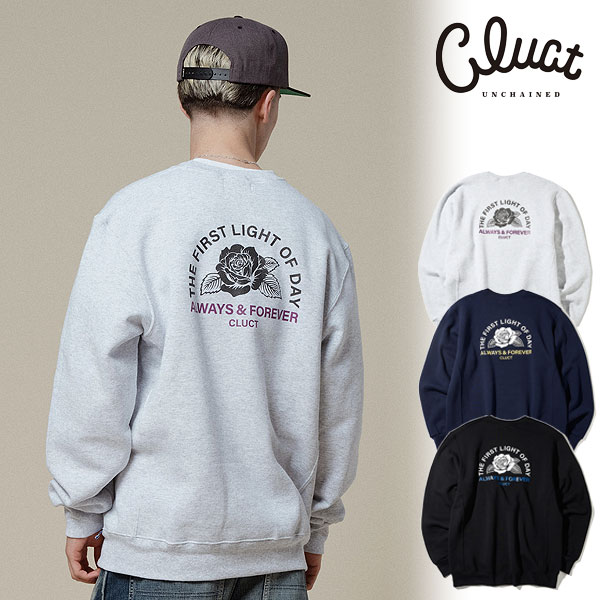 20％OFF SALE 大売り出し クラクト CLUCT ROSE[CREW SWEAT] 05051 メンズ 流汗 貨物輸送無料