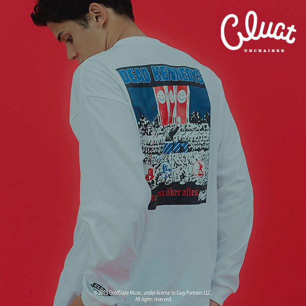 CLUCT × DEAD KENNEDYS  クラクト CLUCT California Uber Alles[L/S TEE] 05094 メンズ Tシャツ 送料無料