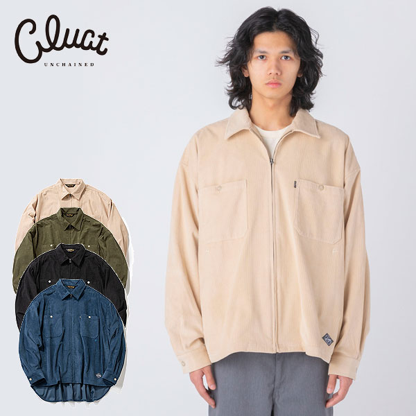 60%OFF SALE セール クラクト CLUCT EDGEWOOD[ZIP SHIRTS] 04462 メンズ シャツ コーデュロイ シャツジャケット 送料無料