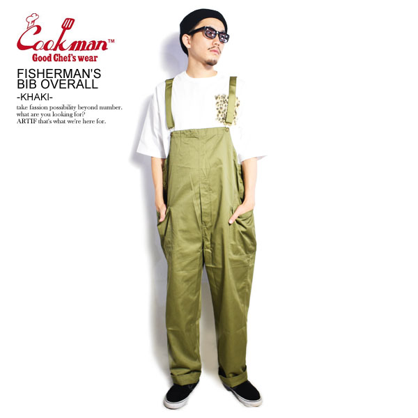 楽天市場】COOKMAN クックマン オーバーオール FISHERMANS BIB
