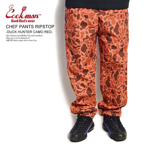 楽天市場】クックマン COOKMAN CHEF PANTS RIPSTOP -WOODLAND CAMO GREEN- 231-03818 レディース  メンズ パンツ シェフパンツ イージーパンツ 送料無料 ストリート おしゃれ かっこいい カジュアル ファッション cookman : nisky