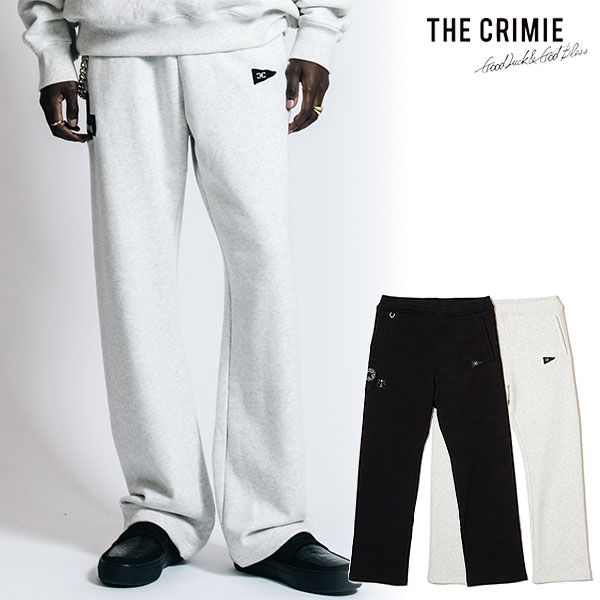 2026 春夏 先行予約 2月中旬~下旬入荷予定 クライミー CRIMIE SIGNATURE PATCHWORK SWEAT PANTS cr1-02f1-pw01 パンツ 送料無料 キャンセル不可|nisky