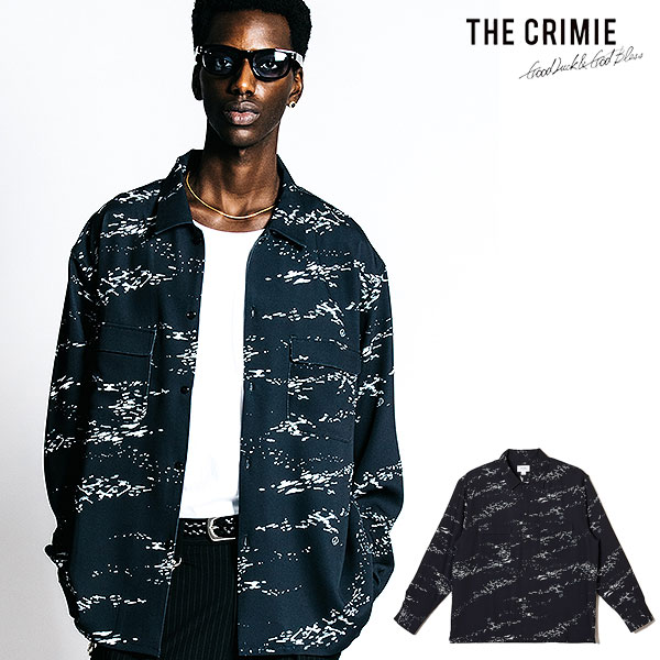 2026 春夏 先行予約 2月中旬～下旬入荷予定 クライミー CRIMIE UNDERWORLD RIVER ALOHA L/S SHIRT cr1-02f1-sl07 シャツ 送料無料 キャンセル不可