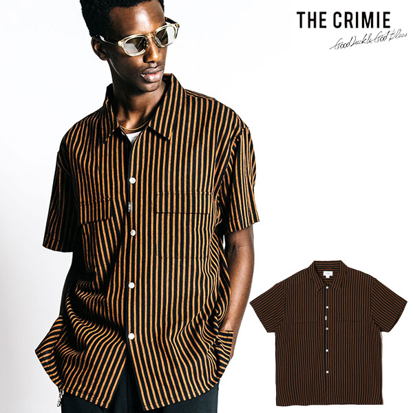 2026 春夏 先行予約 4月上旬～中旬入荷予定 クライミー CRIMIE SUMMER STRIPE SHIRT cr1-02f1-ss12 シャツ 送料無料 キャンセル不可｜nisky