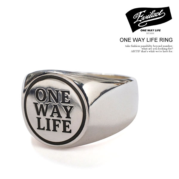 イーブルアクト EVILACT ONE WAY LIFE RING ea-39-a08 メンズ リング 指輪 シグネットリング シルバー925 送料無料 ストリート