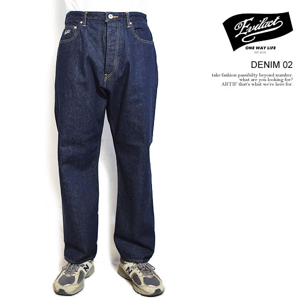 イーブルアクト EVILACT EVILACT DENIM 02 ea-dp02 メンズ パンツ デニムパンツ セルビッチデニム ストレートデニム 送料無料 ストリート