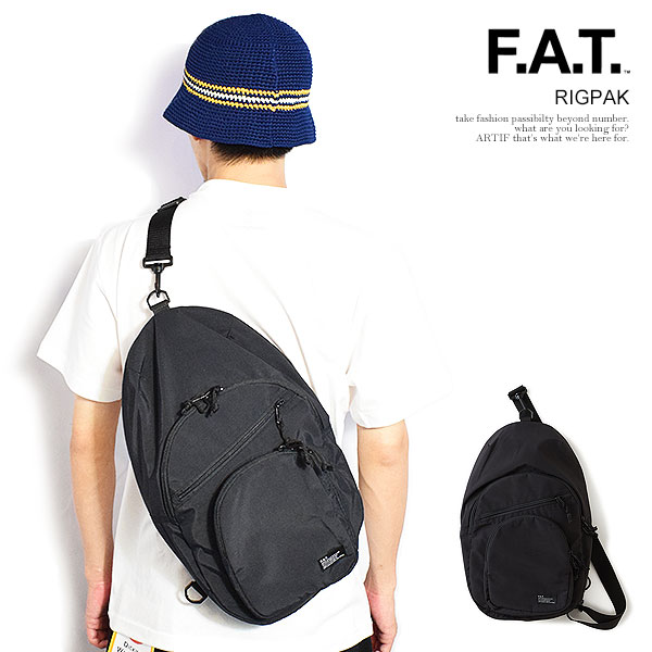 エフエーティー FAT RIGPAK f32620-bg04 メンズ ボディーバッグ ショルダーバッグ 3レイヤーナイロン 送料無料 ストリート|nisky