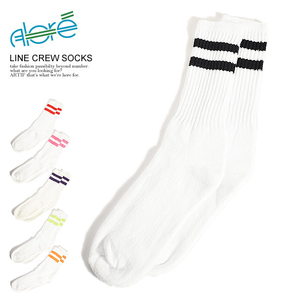 楽天市場 アローレ Alore Line Crew Socks Als550us レディース メンズ 靴下 ソックス ラインソックス クルーソックス 1p アメリカ製 ストリート おしゃれ かっこいい カジュアル ファッション Alore Nisky