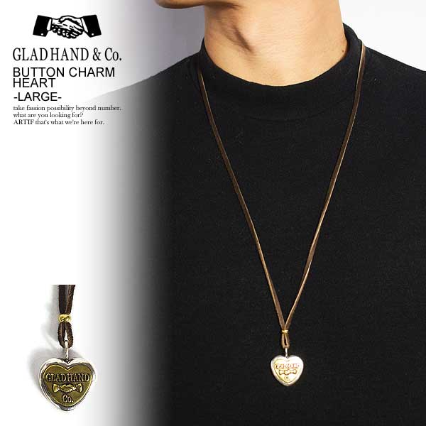 楽天市場】GLAD HAND グラッドハンド BUTTON CHARM HEART -LARGE