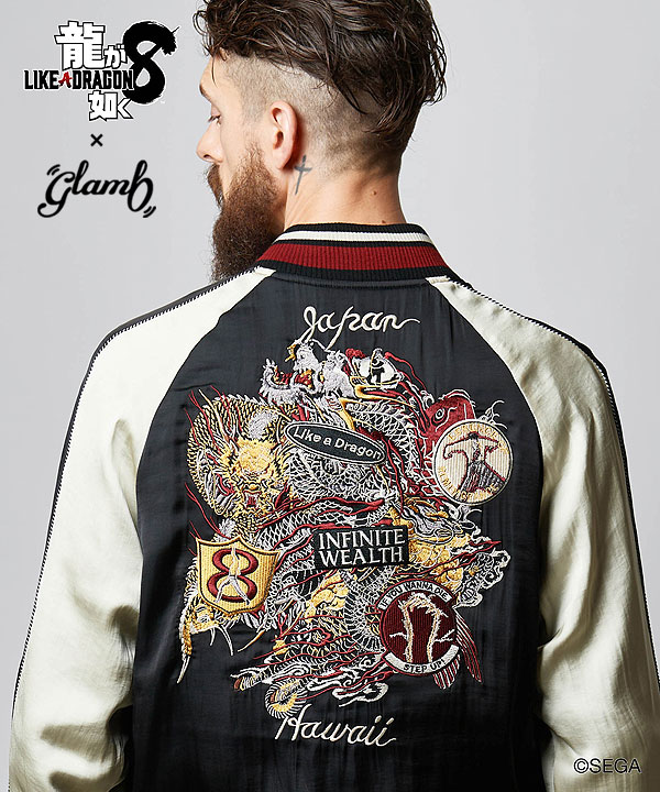 glamb 龍が如く8 コラボ　スカジャン M gb0324-ld02_1.jpg