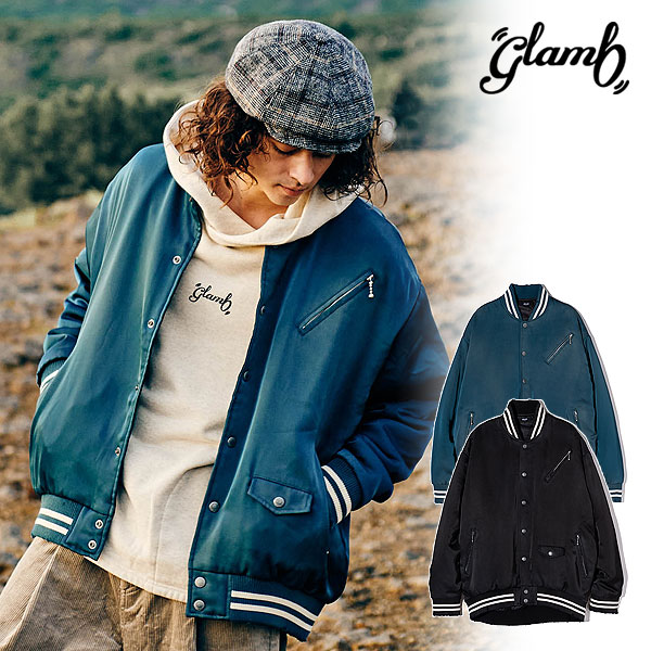 20％OFF SALE セール グラム glamb Zip Pocket Stadium Jumper gb0424-jkt22 ジップポケットスタジアムジャンパー ジャケット 送料無料｜nisky