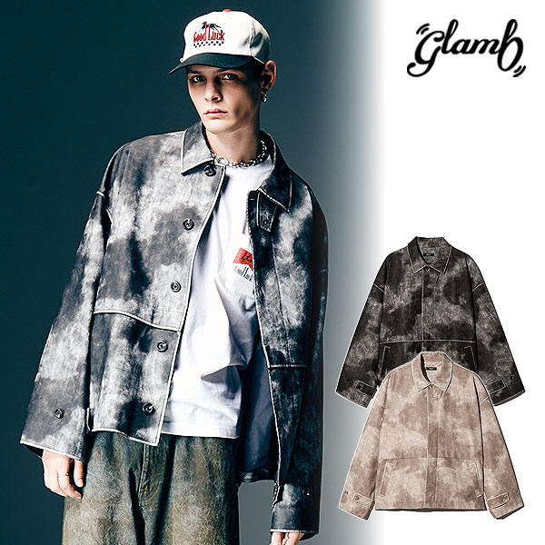 グラム glamb Oversize Synth Leather Blouson gb0126-jkt08 ジャケット オーバーサイズシンセレザーブルゾン 送料無料