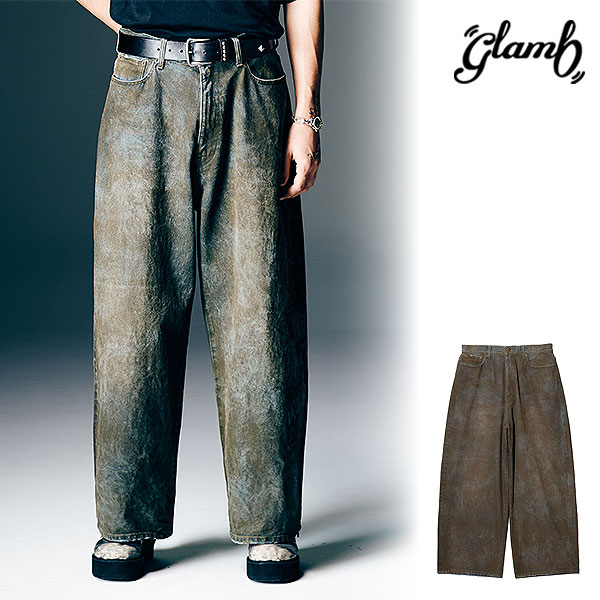 2026 春 先行予約 4月下旬～5月上旬入荷予定 グラム glamb Whole Dirt Denim gb0126-p01 パンツ ホールダートデニム 送料無料 キャンセル不可