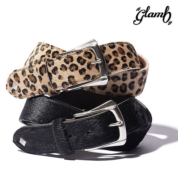 2026 夏 先行予約 6月中旬～下旬入荷予定 グラム glamb Hair Calf Belt gb0226-ac08 ベルト ヘアカーフベルト 送料無料 キャンセル不可