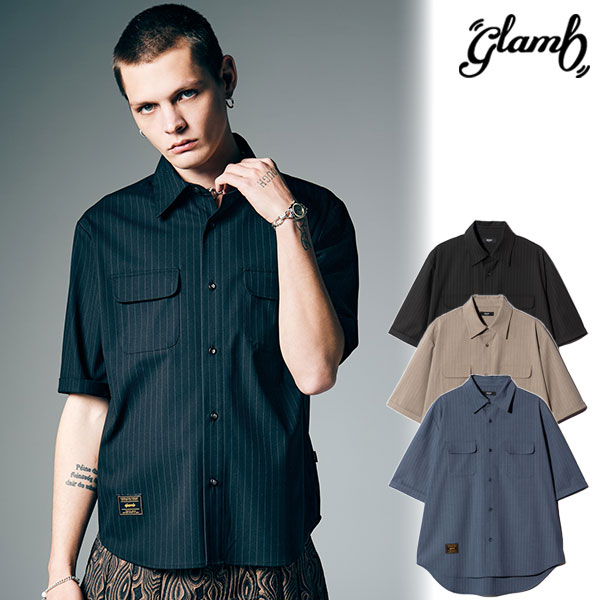 2026 夏 此れから取って置く 5月上旬～中旬入荷予定を組む 瓦 glamb Oversize Work Shirt gb0226-sh06 プルオーバー オーバーサイズワークシャツ 貨物輸送無料 取り止める不可 トップス-カジュアルシャツ