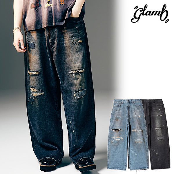 グラム glamb Rebirth Denim gb0425-p01 リバースデニム パンツ 送料無料