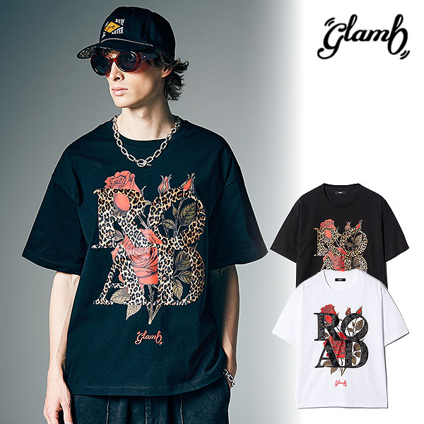 グラム glamb Velour Road T-Shirt gb0226-cs11 Tシャツ ベロアロードTシャツ 送料無料｜nisky
