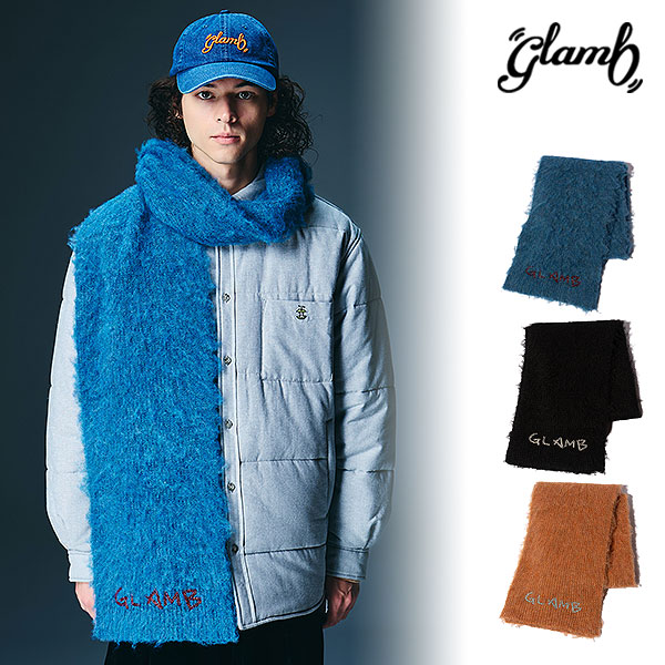2026 秋 先行予約 10月下旬~11月上旬入荷予定 グラム glamb Beads Logo Muffler gb0326-ac09 マフラー ビーズロゴマフラー 送料無料 キャンセル不可|nisky
