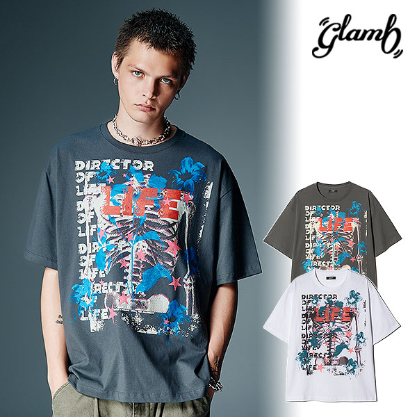 2026 秋 先行予約 7月下旬～8月上旬入荷予定 グラム glamb LIFE Cutsew gb0326-cs09 Tシャツ ライフカットソー 送料無料 キャンセル不可｜nisky