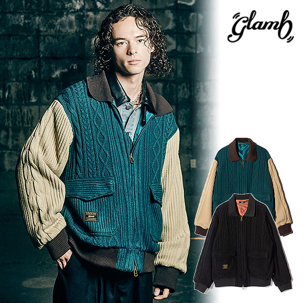 2026 秋 先んずる取っておく 8月下旬～9月上旬入荷予定を組む 瓦 glamb Knit A-2 Jacket gb0326-jkt19 上衣 編み物A-2上衣 貨物輸送無料 とり止める不可