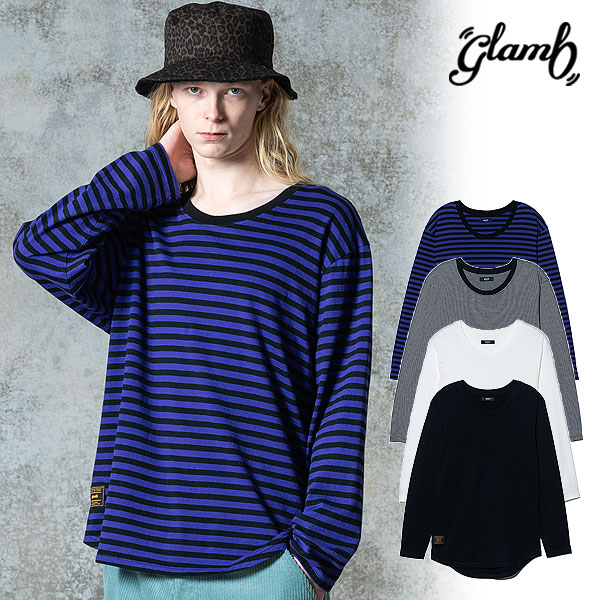 グラム glamb Loose Neck Long Sleeves T-Shirt gb0325-cs17 ルーズネック ロングスリーブ Tシャツ 長袖 ロンT 送料無料