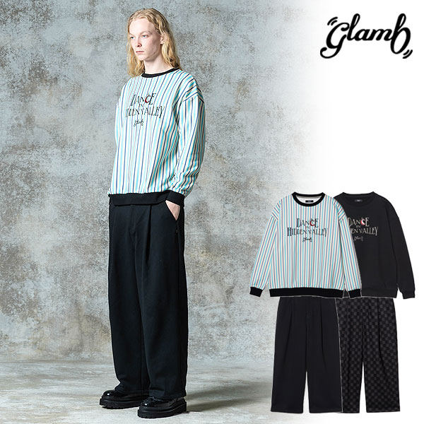 グラム glamb Hidden Valley Sweat Set Up gb0325-st01 ヒドゥンバレースウェットセットアップ セットアップ 送料無料