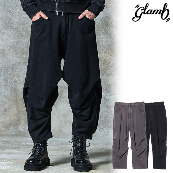 2025 秋 先行予約 9月下旬～10月上旬入荷予定 グラム glamb Distorted Tuck Pants gb0325-p15 ディストーテッド タックパンツ パンツ 送料無料 キャンセル不可