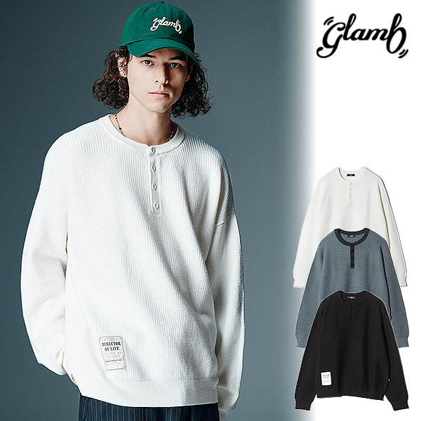 2026 秋 先んずる取っておく 8月下旬～9月上旬入荷申し合わせ 瓦 glamb All Purpose Waffle Knit gb0326-knt10 編み物 オールパーポーズワッフルニット 貨物輸送無料 取りやめる不可 ニット・セーター-メンズファッション-トップス