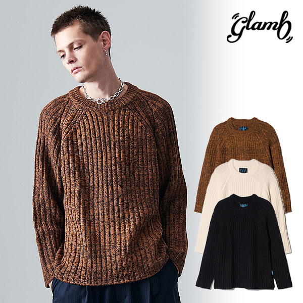 グラム glamb Blue Noise Low Gauge Rib Knit gb0425-bn06 ブルーノイズローゲージリブニット ニット 送料無料 15,840円