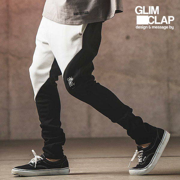 グリムクラップ GLIMCLAP Back shaggy double knit color scheme design tight fit pants 17-140-gla-ce メンズ パンツ 送料無料