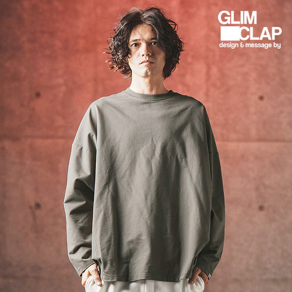 グリムクラップ GLIMCLAP Oversized silhouette cut sew-Mini-pile fabric lining- 17-149-gla-ce メンズ スウェット 送料無料|nisky