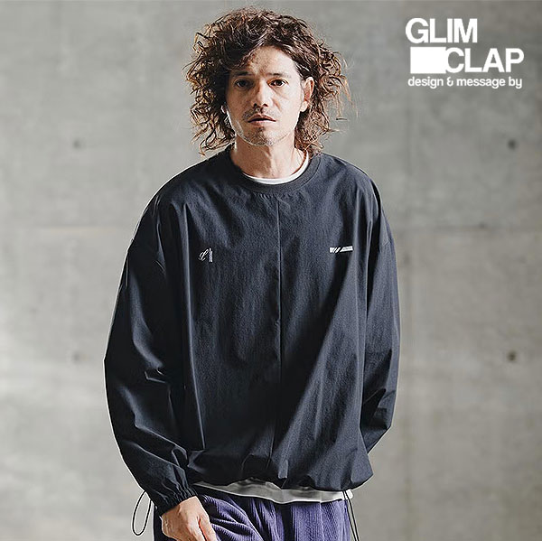 2026 秋冬 1st 先行予約 8月下旬～9月上旬入荷予定 グリムクラップ GLIMCLAP Ripstop & Stretch Nylon Crew 211-003-gla-cg メンズ Tシャツ 送料無料 キャンセル不可｜nisky